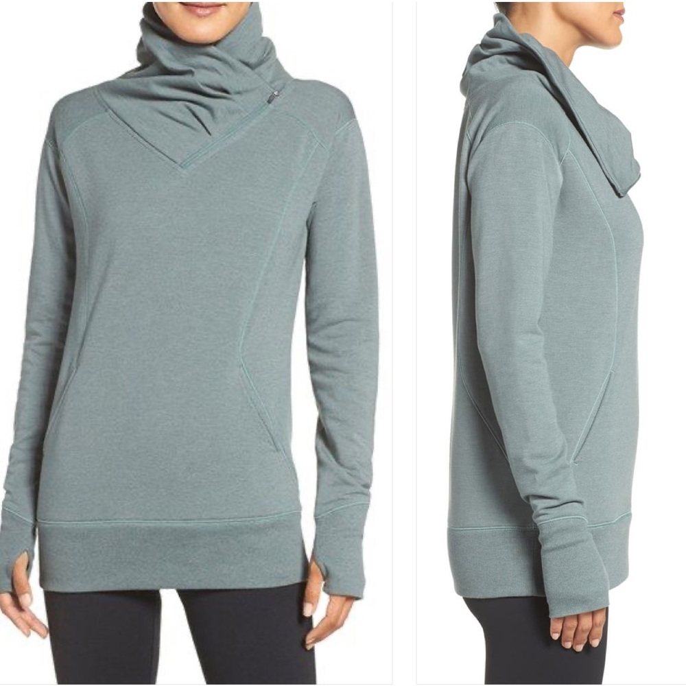 ZELLA Frosty Asymmetrical Zip Pullover Size M